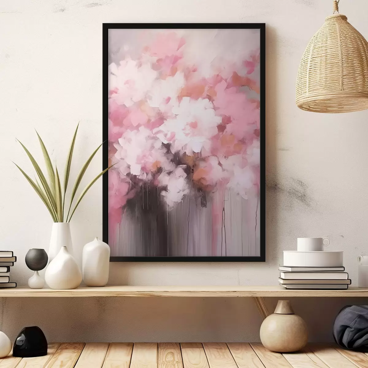 Plakat Lillede abstraktsioon f43517