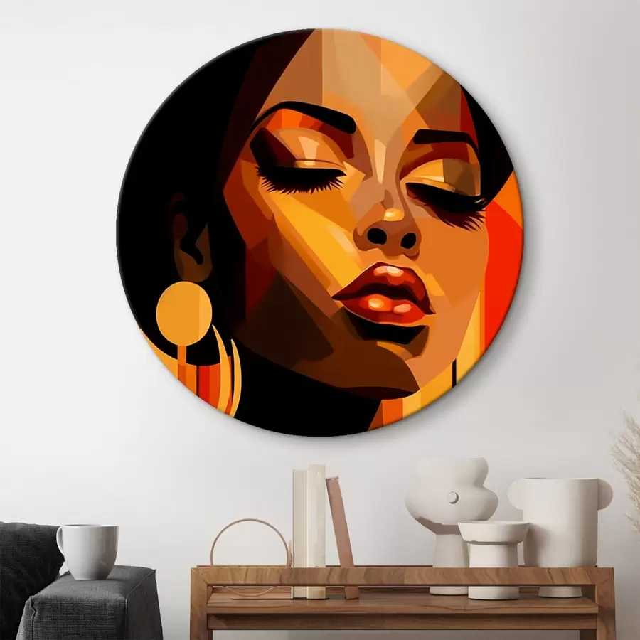 Pilt Kahe näo abstraktsioon r43530