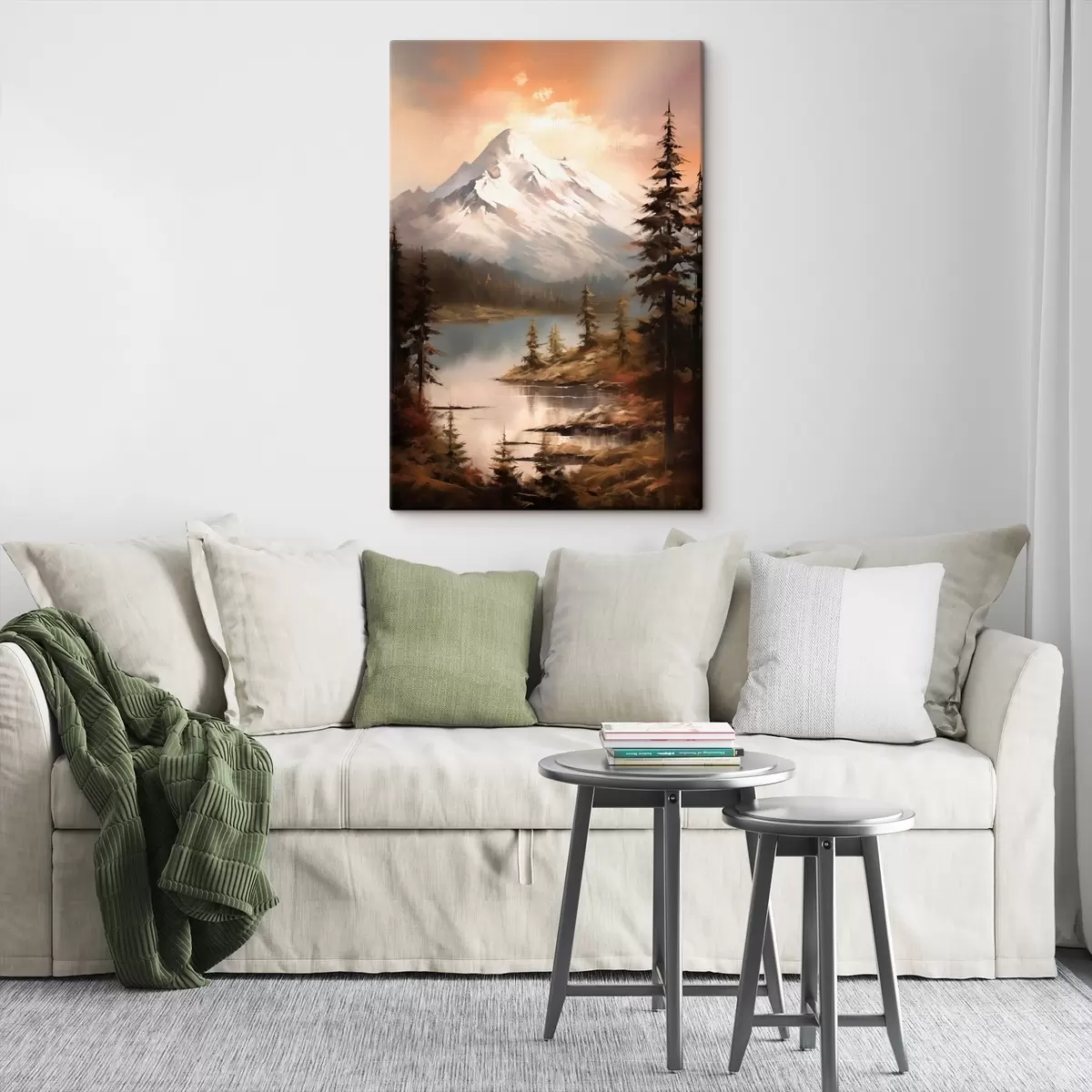 Pilt Loodusvaade mägedele, jõele s43543