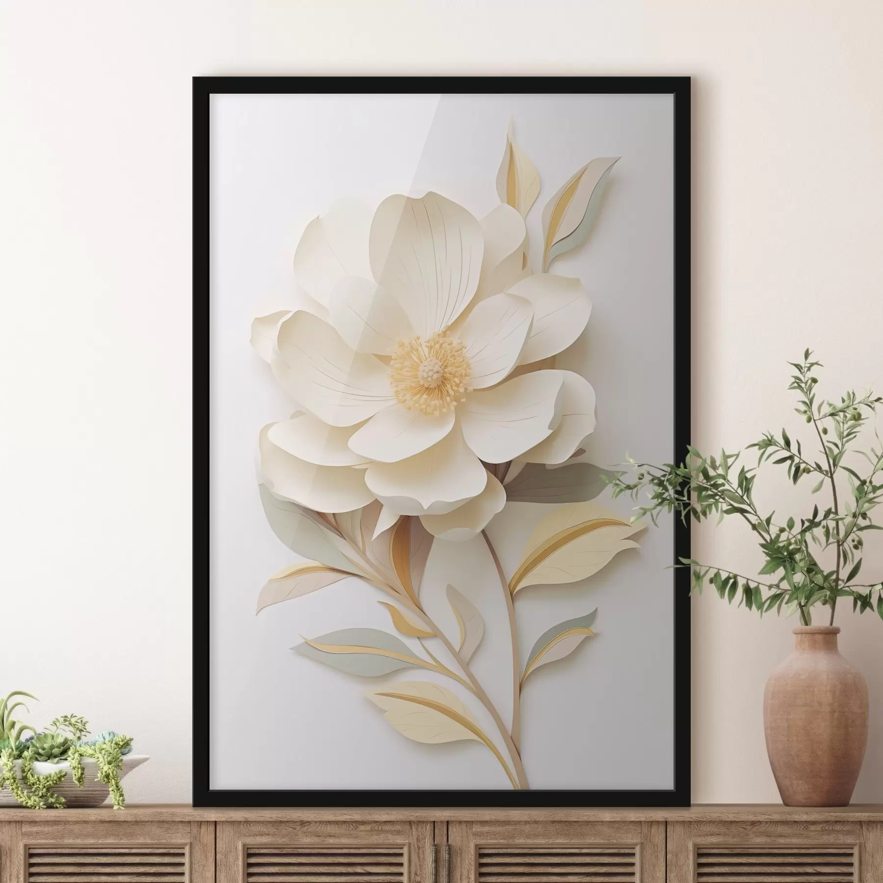 Fototapeedid Elegantne paberi õitsemine f43569