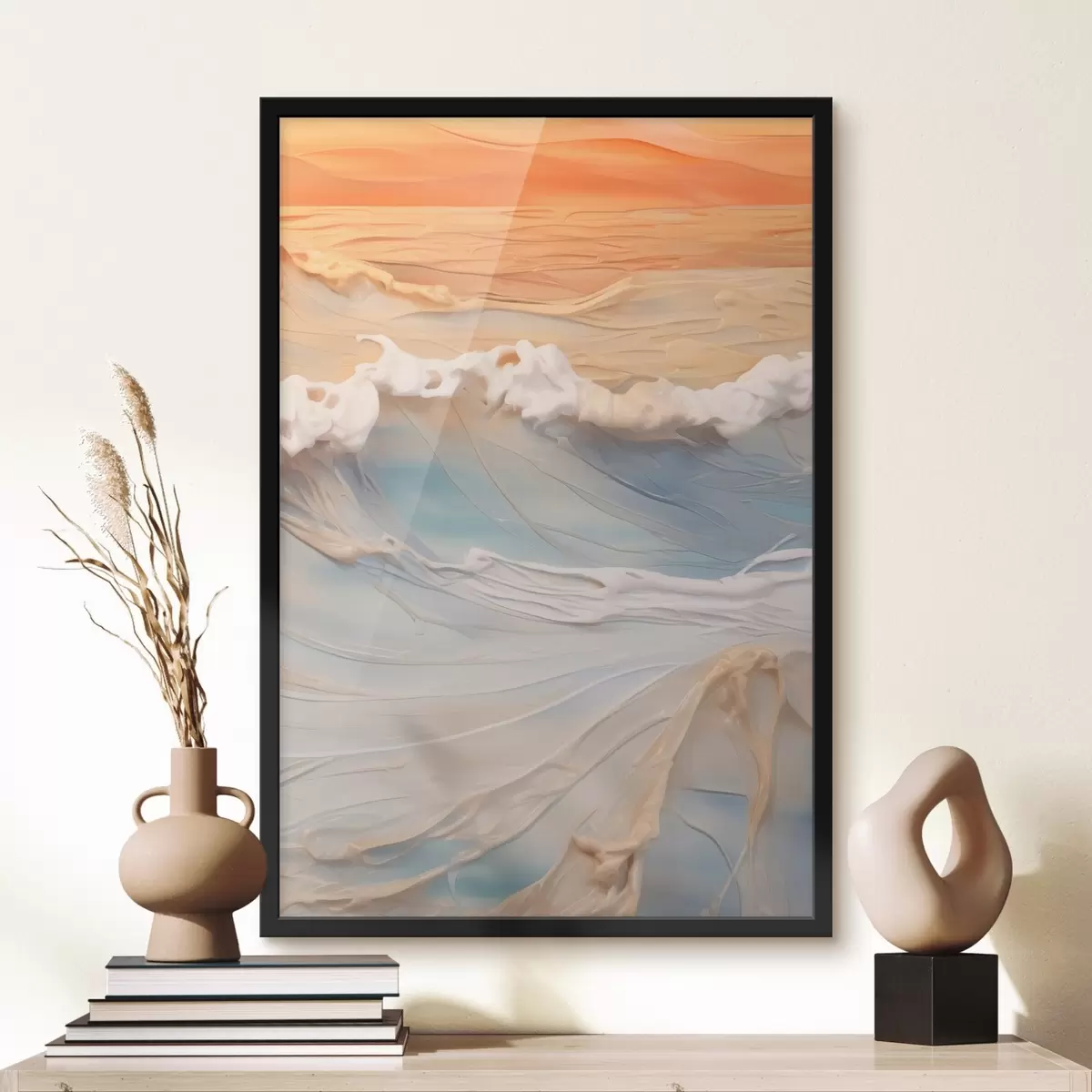 Plakat Päikeseloojangu tõusu ja mõõna f43593