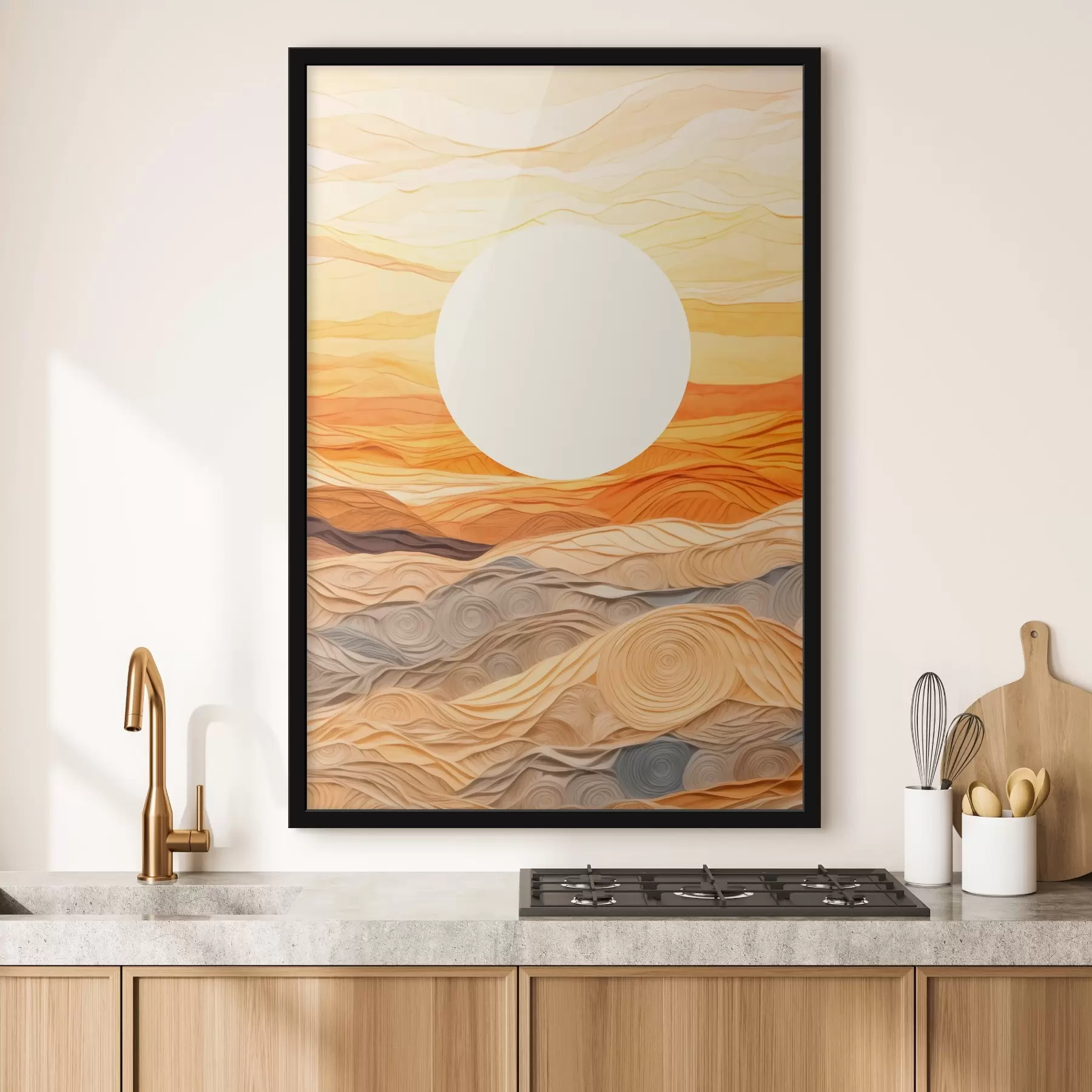 Fototapeedid Päikeseloojangu lained f43586