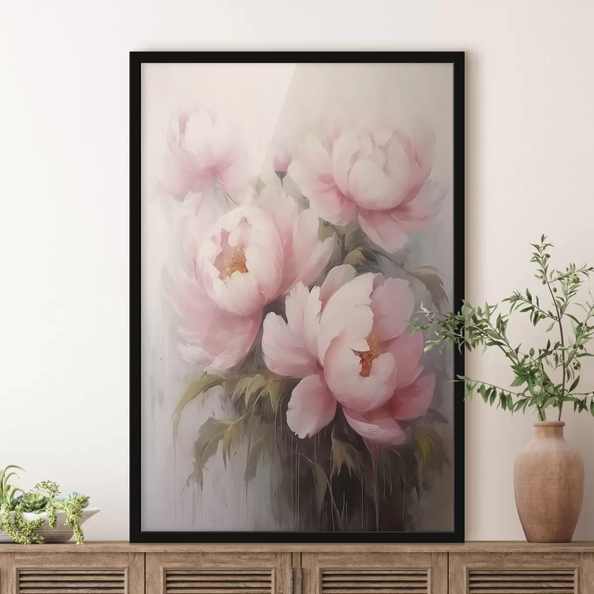 Plakat Õied pehmetes pastellvärvides f43515