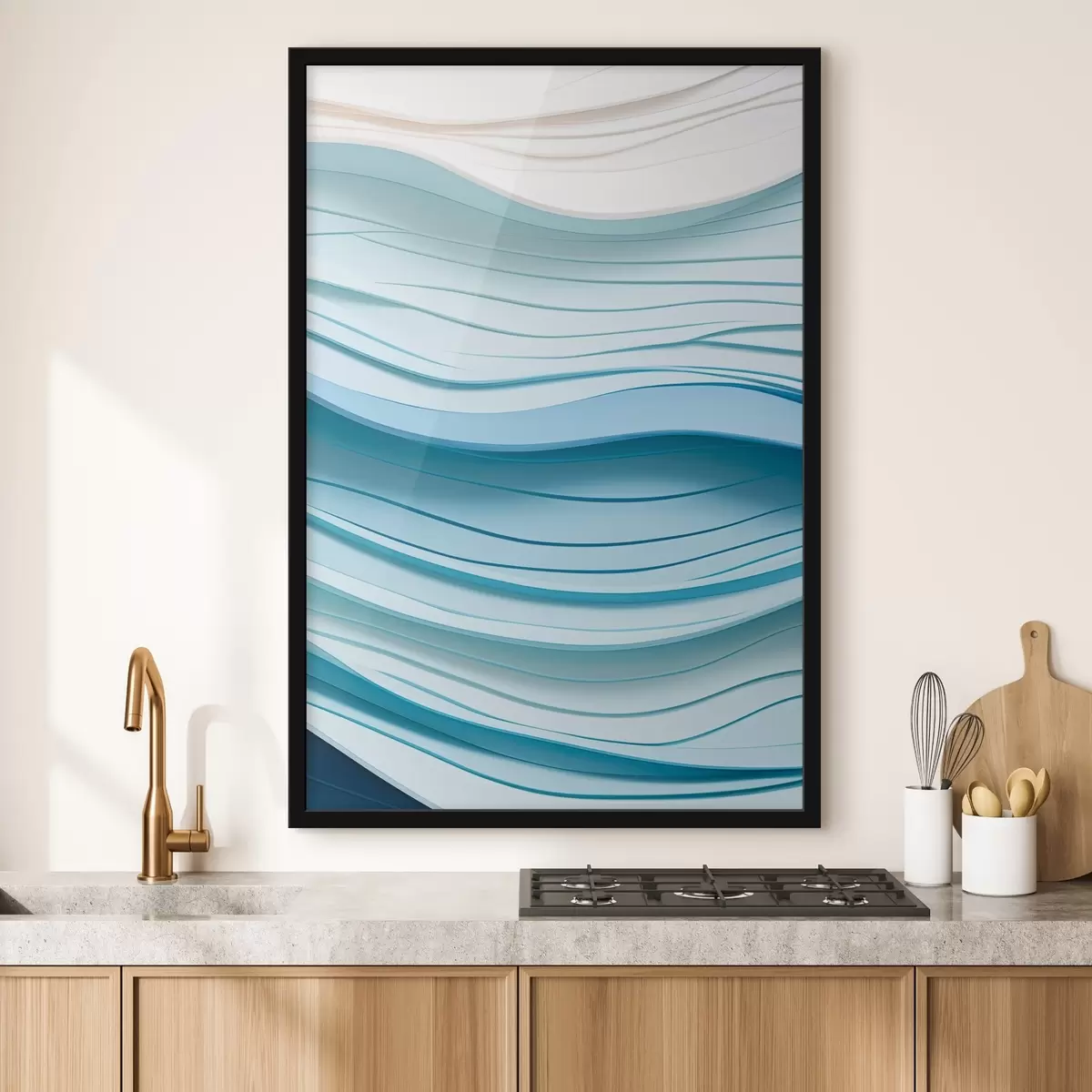 Plakat Õrnad värvilained f43584