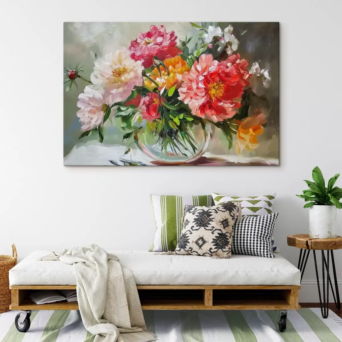 Pilt Suured heledad lilled vaasis s43907