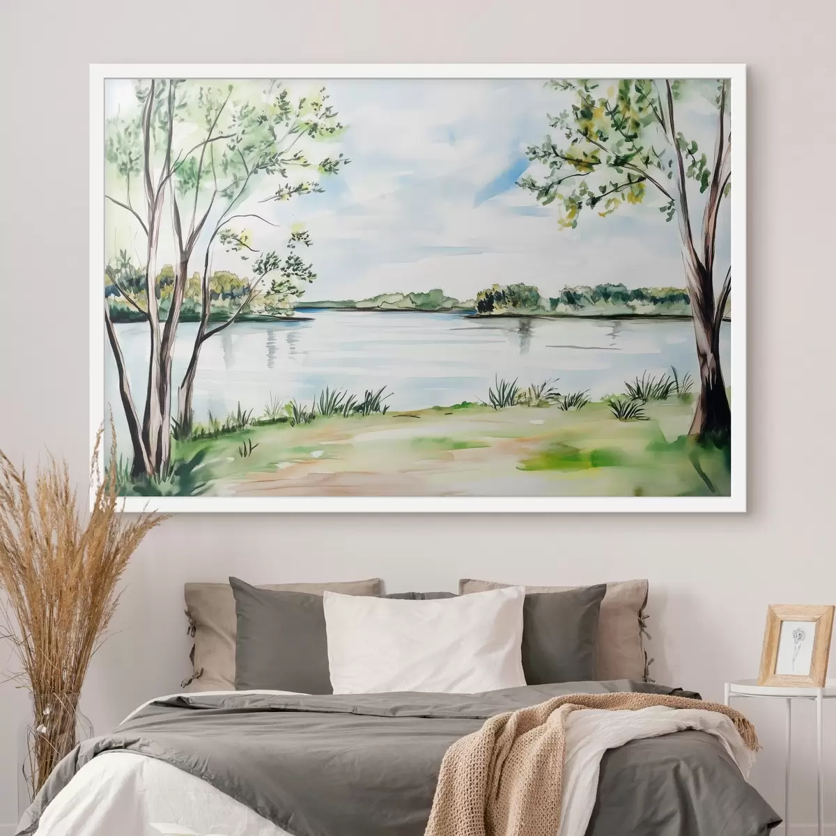 Plakat Puud järve ääres f43921