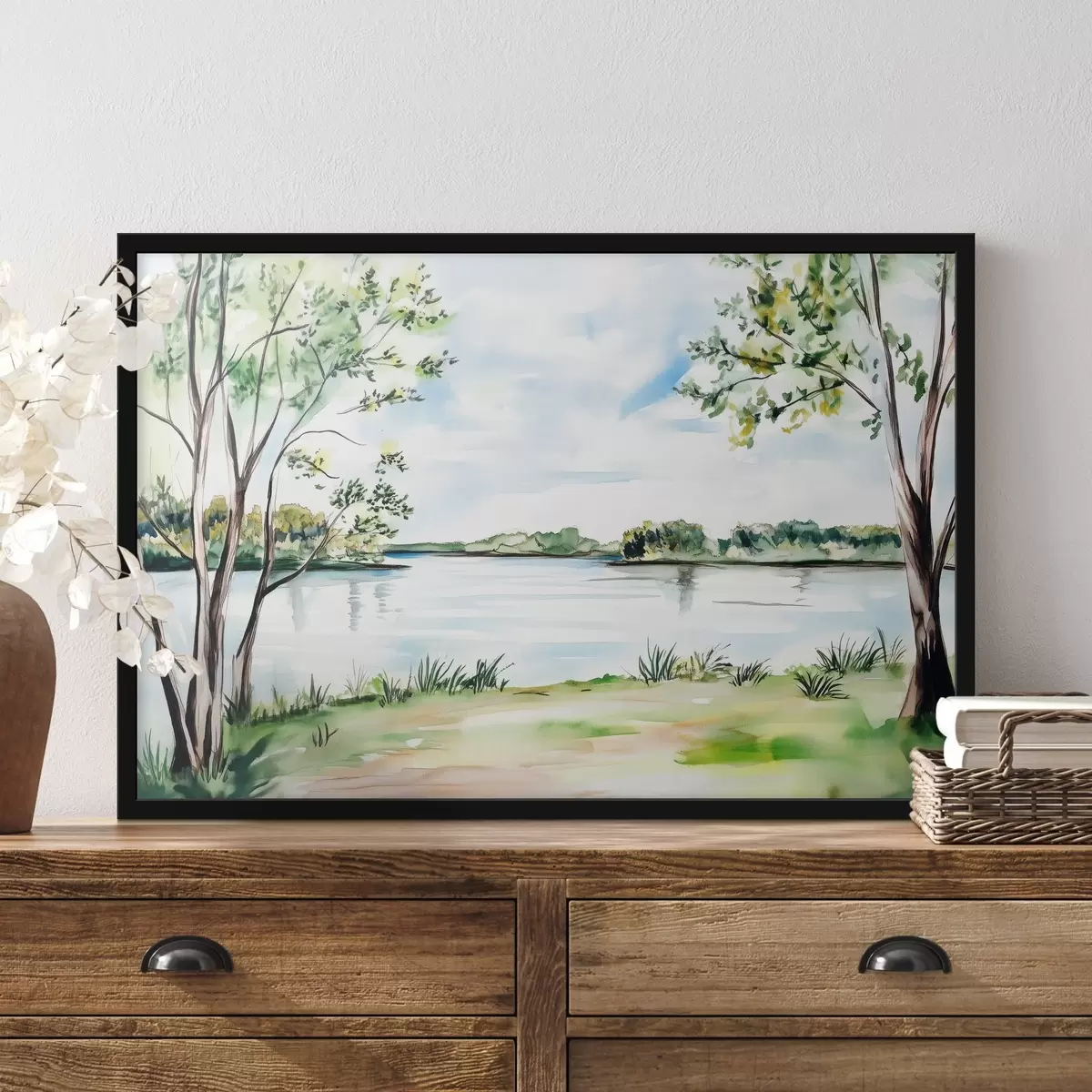 Plakat Puud järve ääres f43921