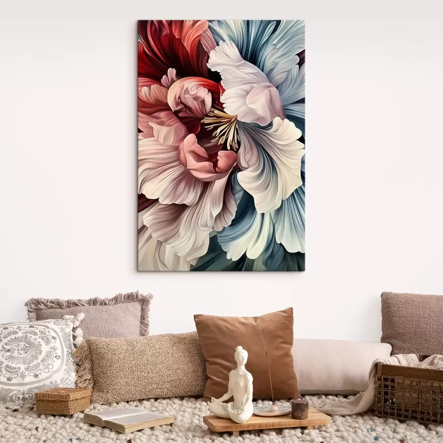 Pilt Sinine ja punane lill s43905