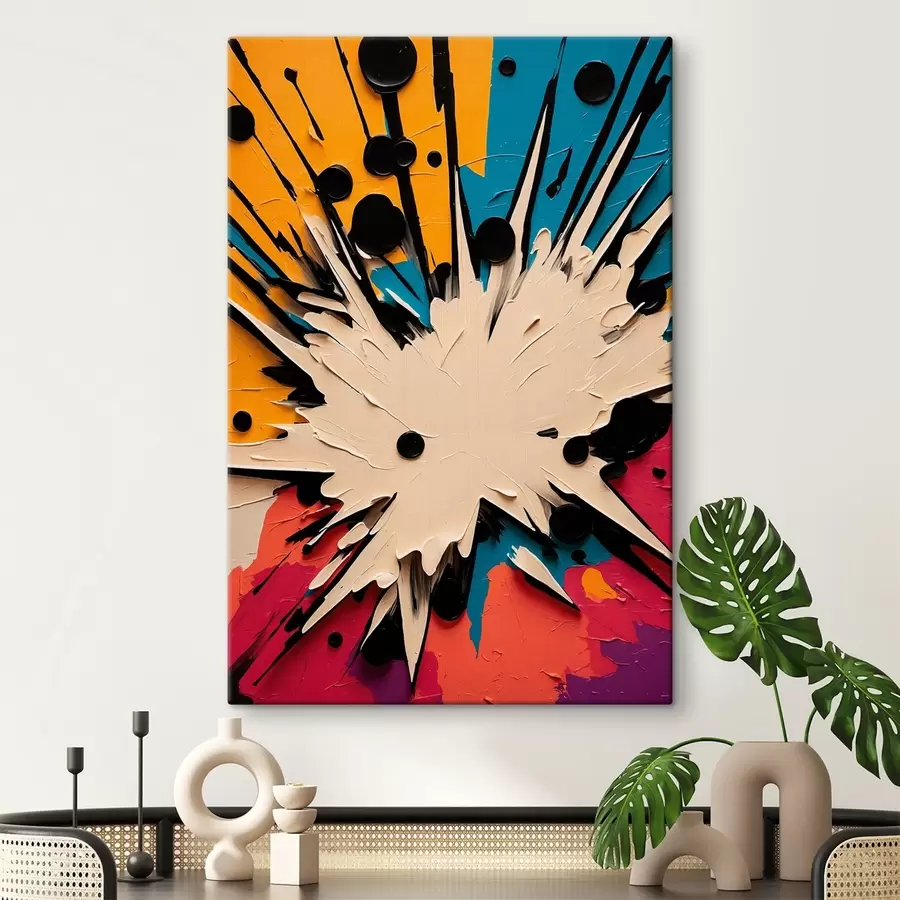 Pilt Plahvatus õlimaalide stiilis s43445