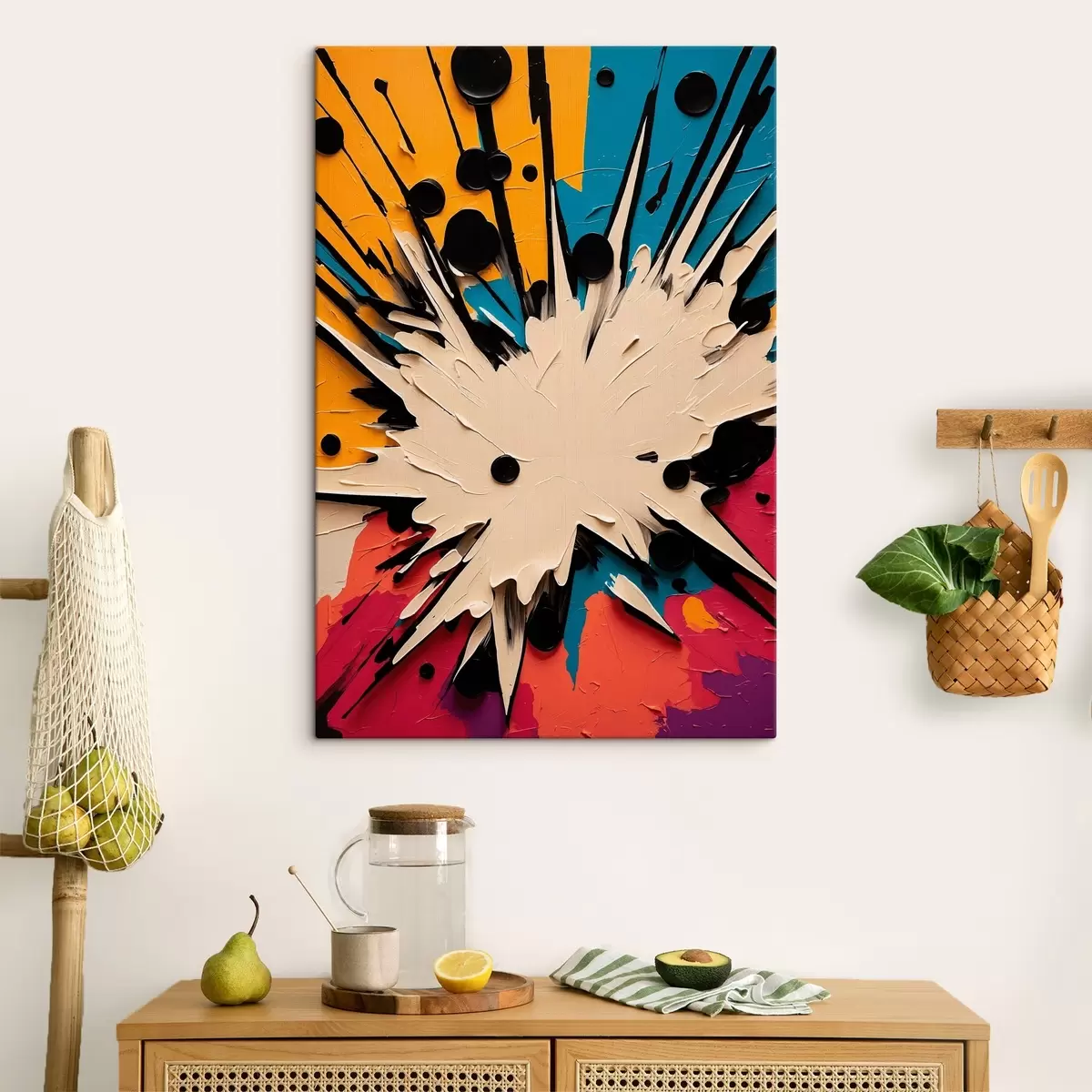 Pilt Plahvatus õlimaalide stiilis s43445