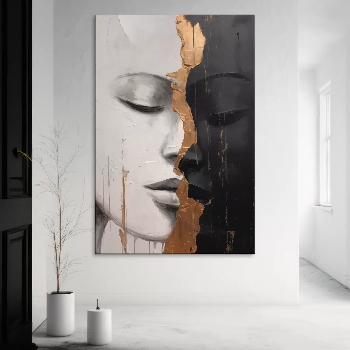 Pilt Mustad ja valged näod s43471