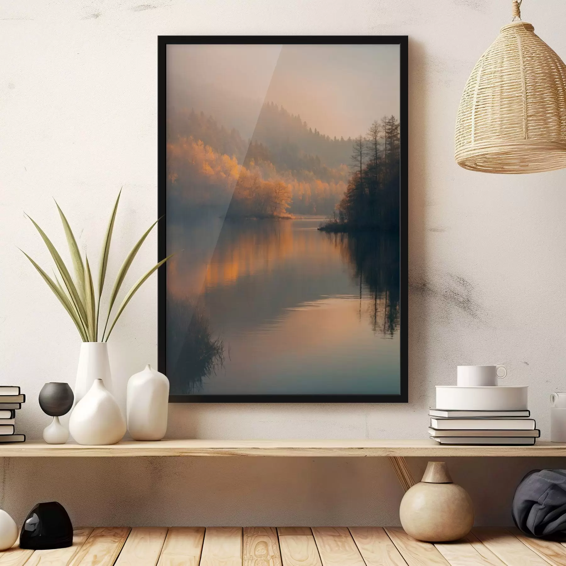 Pilt Järv keset metsa f43464