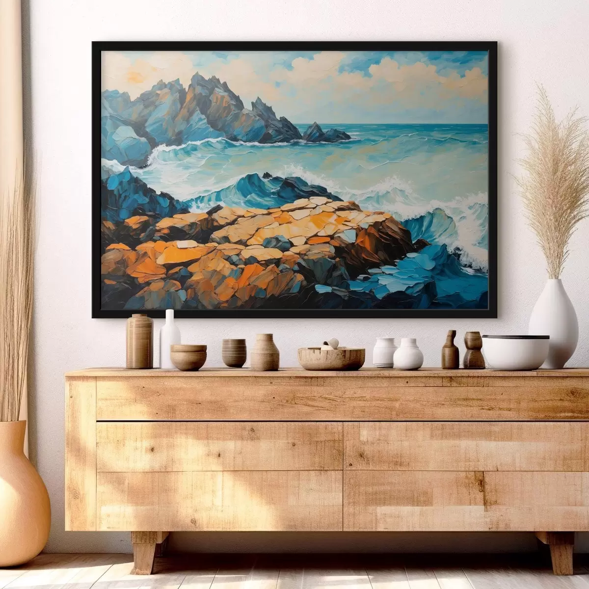 Plakat Lained põrkuvad vastu kive f43458