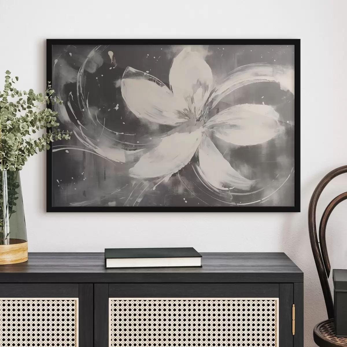 Plakat Suur abstraktne lill f43222