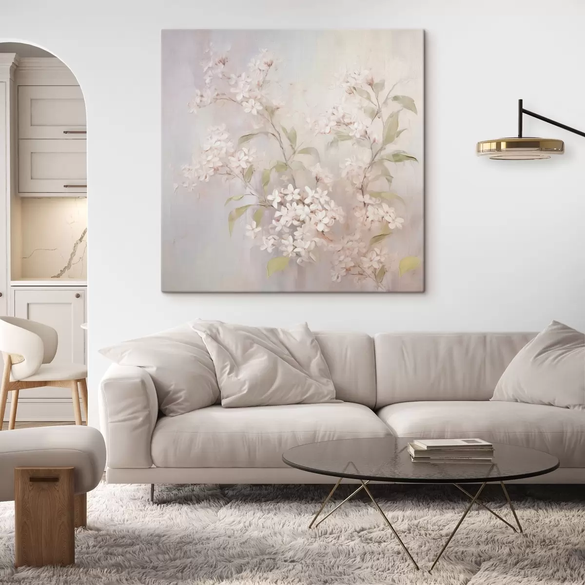 Pilt Oksas lilledega loodus s43493