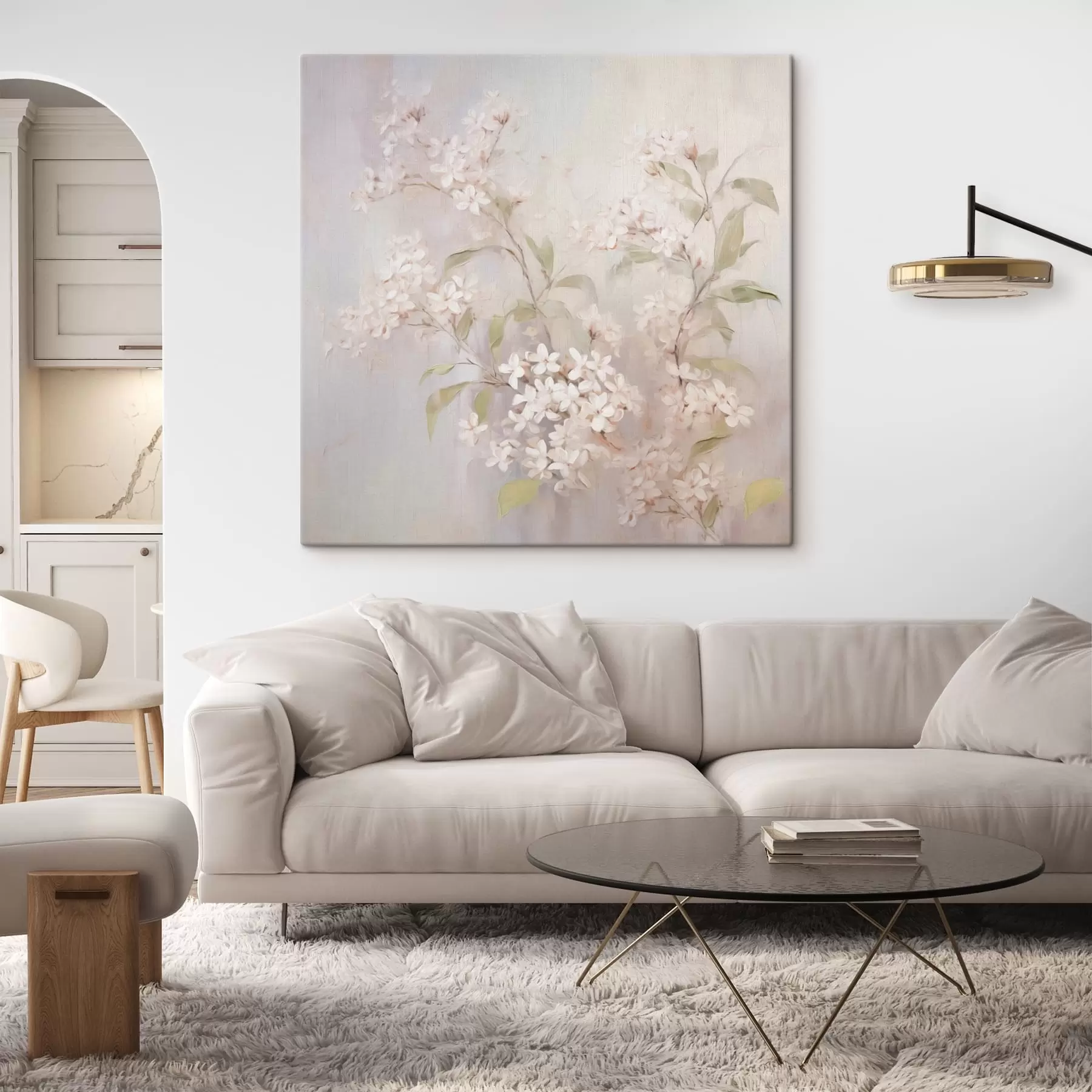 Fototapeedid Oksas lilledega loodus s43493