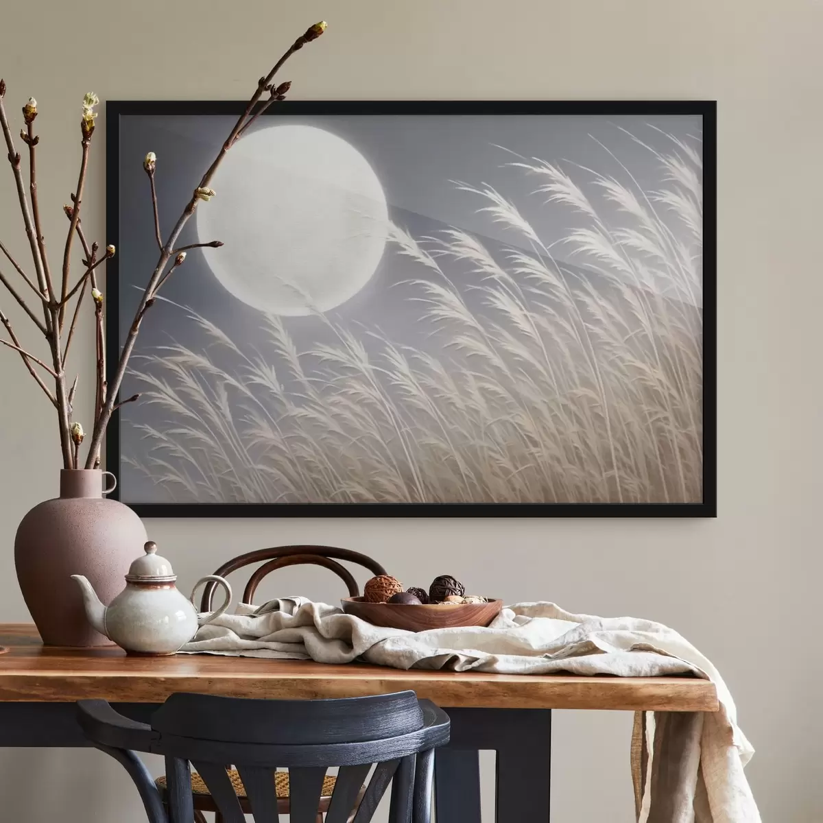 Plakat Suur kuu ja taimed f43218