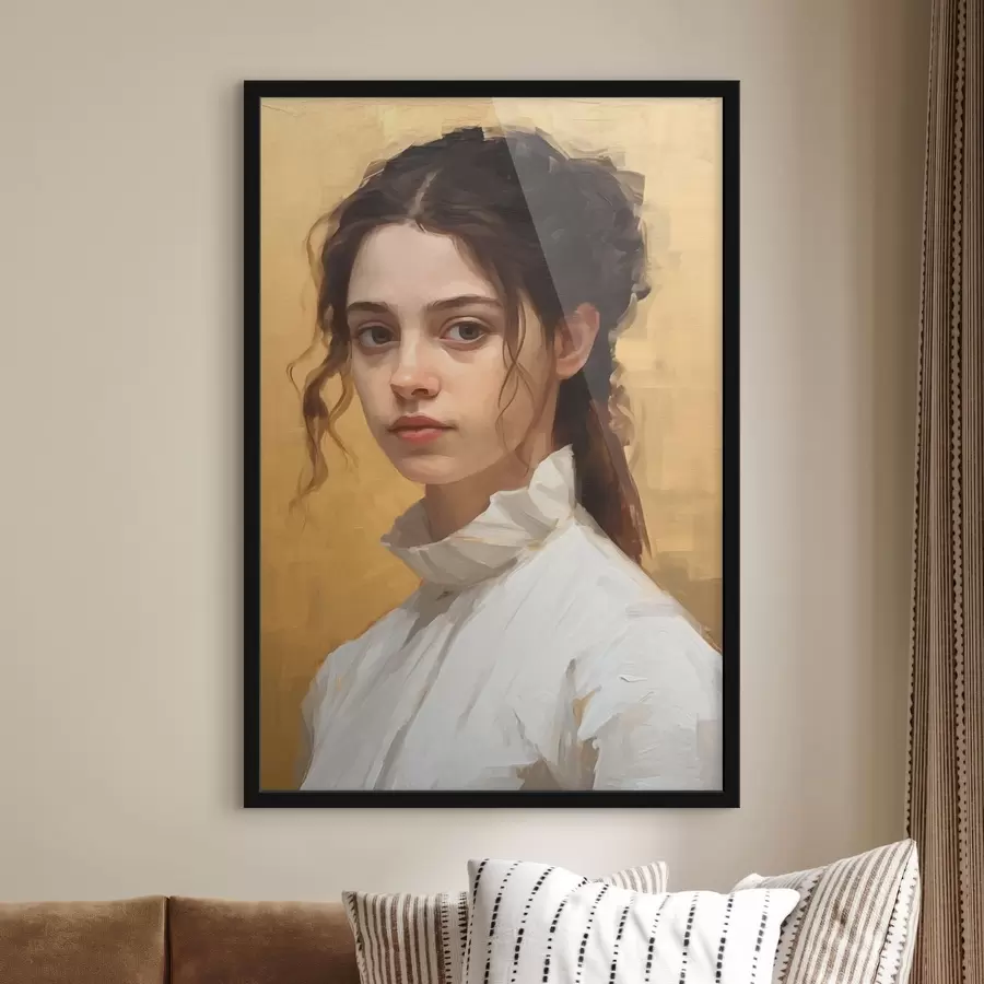 Fototapeedid Salapärane tüdruk f43253