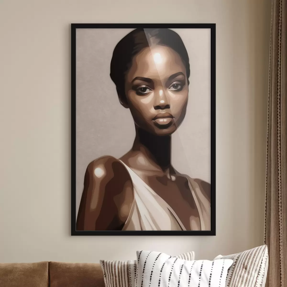 Plakat Tüdruku mudel f43478