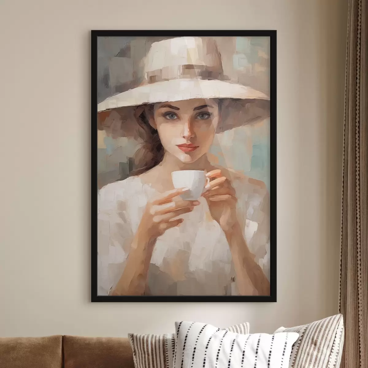 Plakat Tüdruk vintage f43938