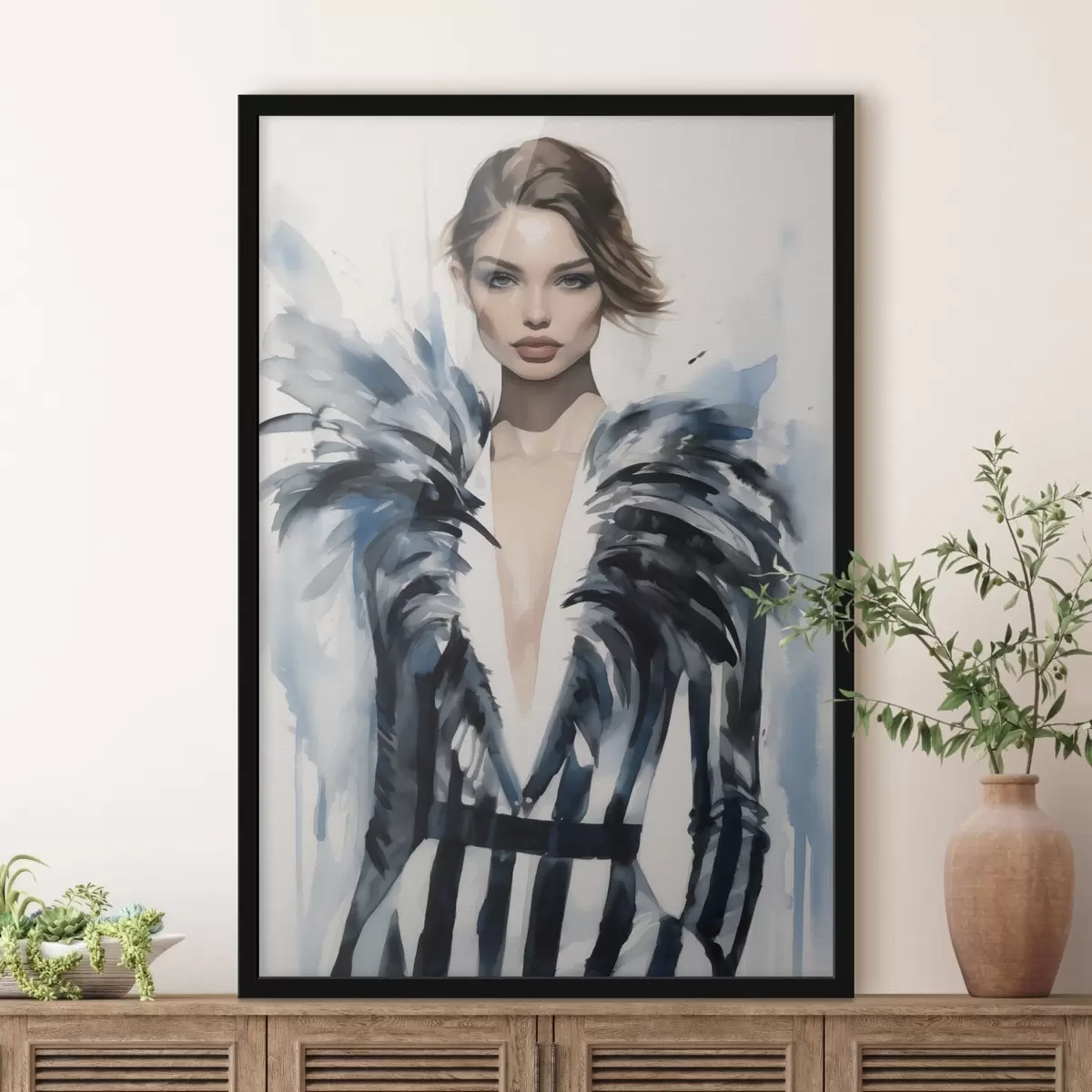 Plakat Stiilne tüdruku mood f43492