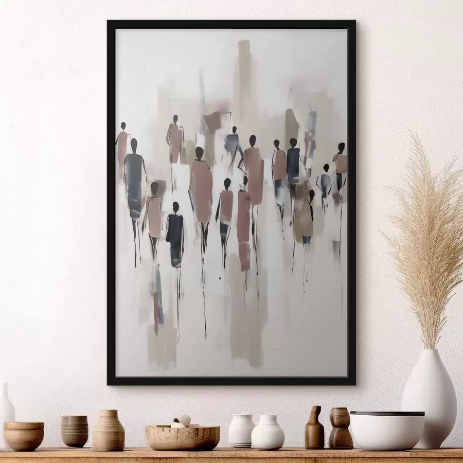 Pilt Abstraktsiooni inimeste rahvahulk f43485