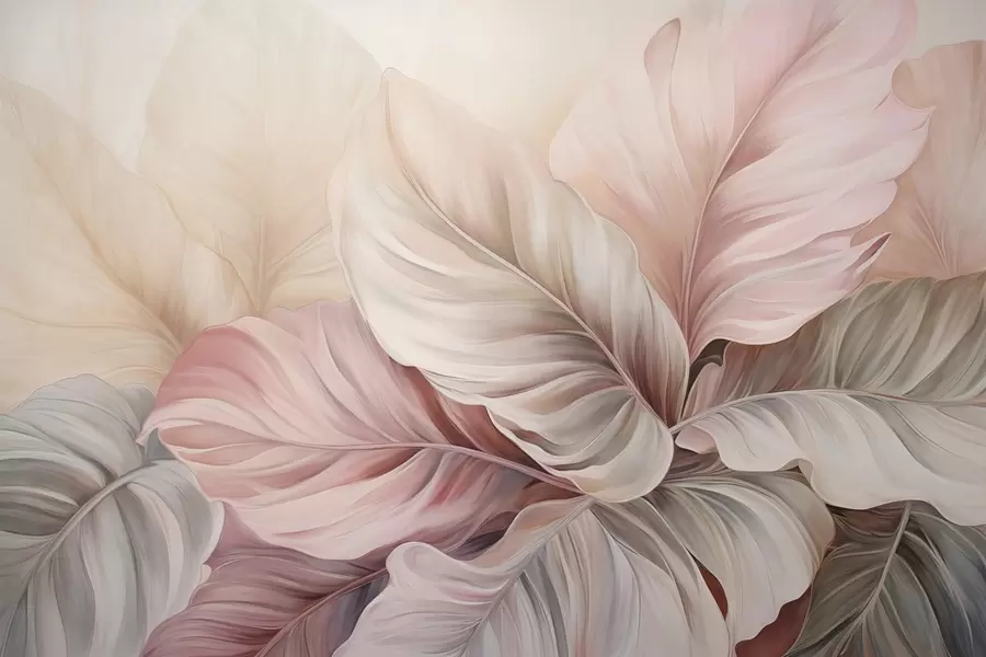 Fototapeedid Troopiline lehestik säravate värvidega w03597