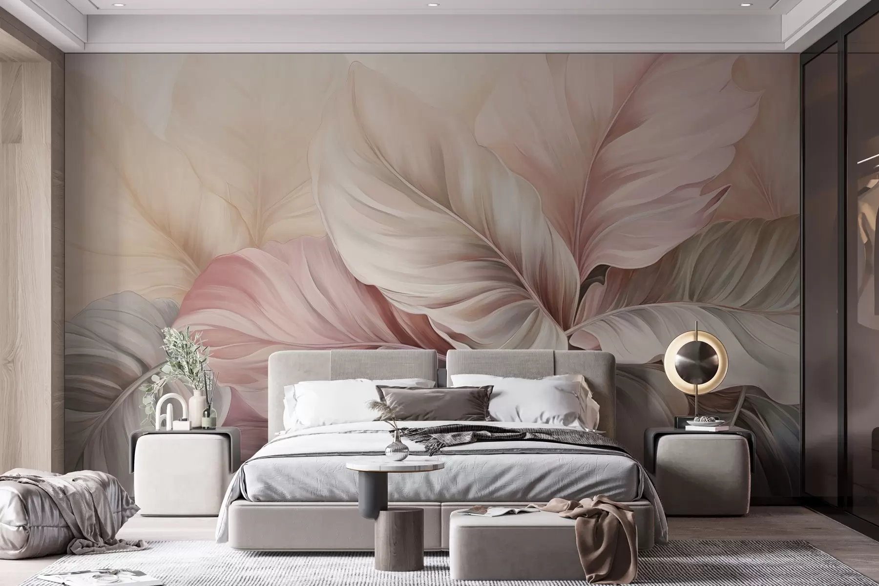 Fototapeedid Troopiline lehestik säravate värvidega w03597