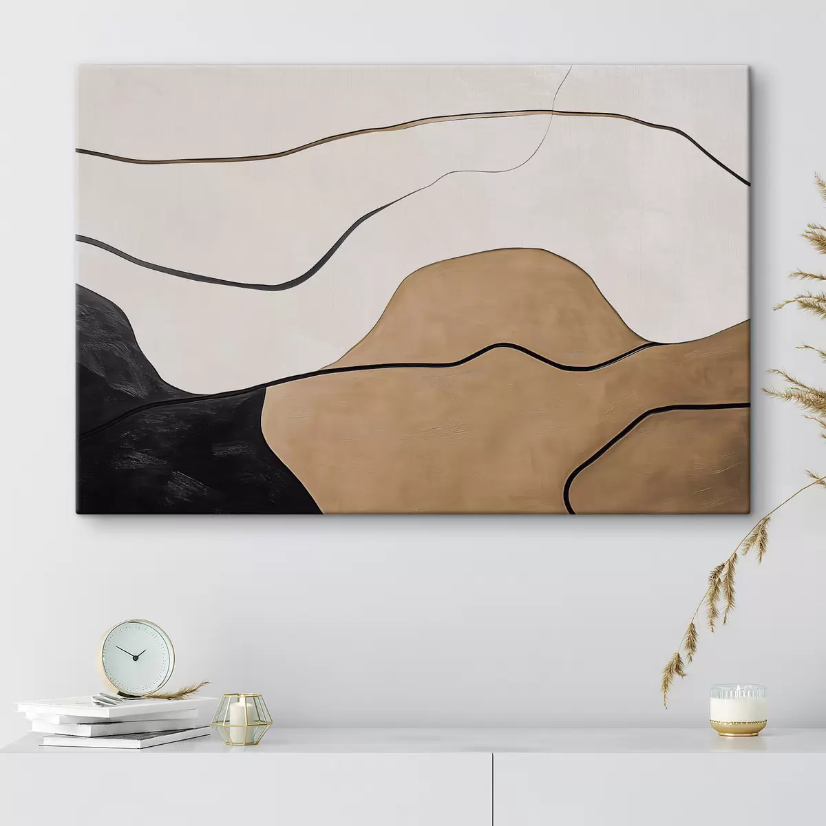 Pilt Abstraktsioon koos tekstuuriimitatsiooniga s42998