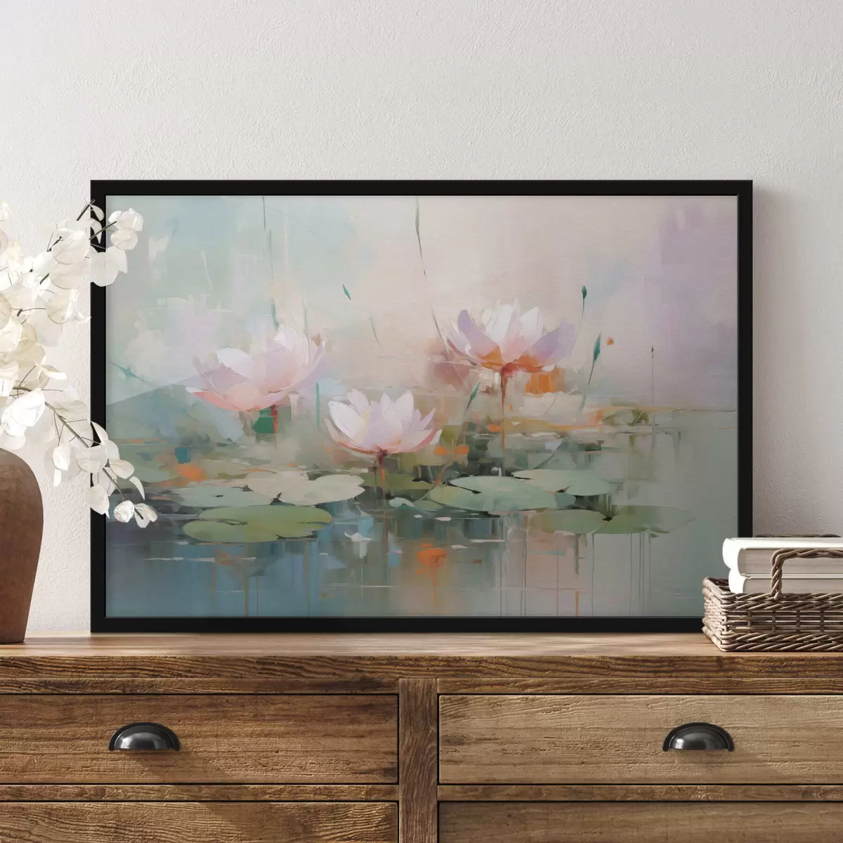 Plakat Veelilled vesiroosid vesiroosid f43214