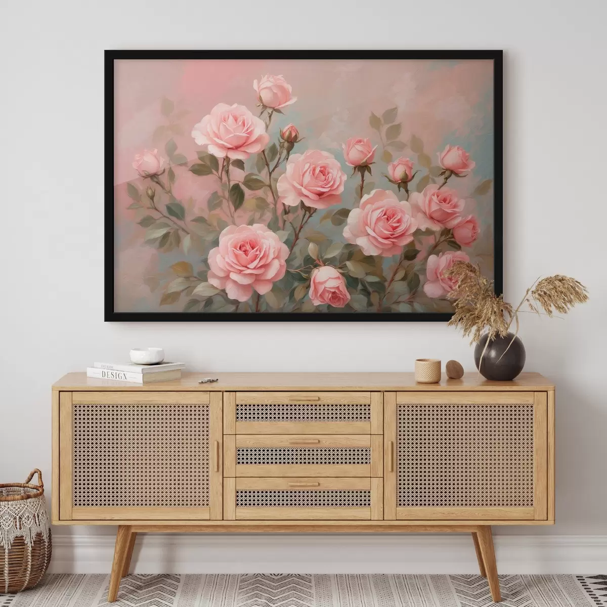 Plakat Roosid hägustatud taustal f43454