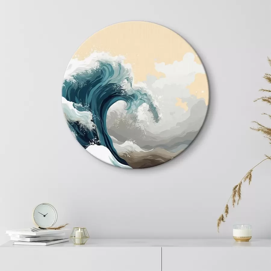 Fototapeedid Tsunami vektorstiilis r43455