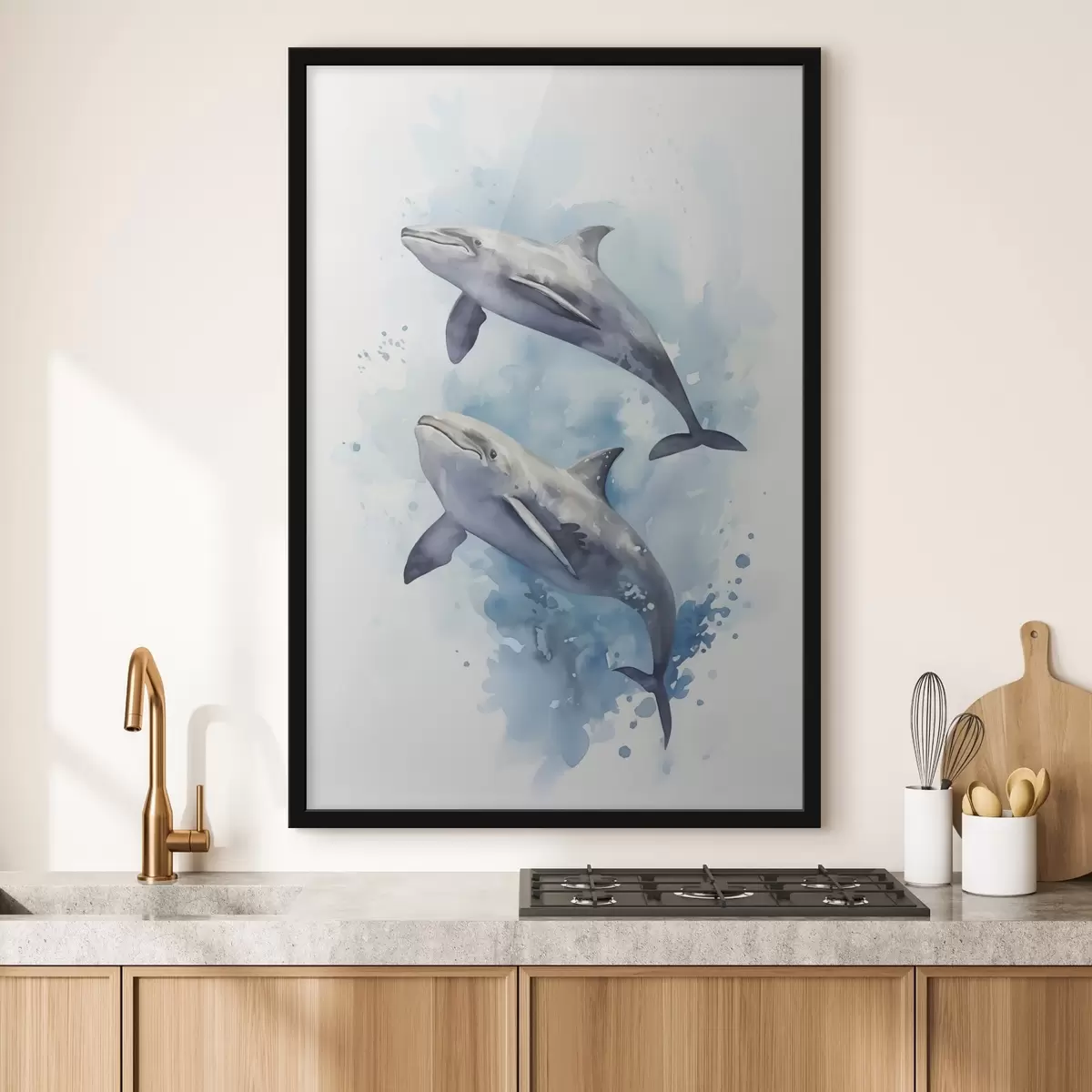 Plakat Vaalade imitatsioon akvarell f43957