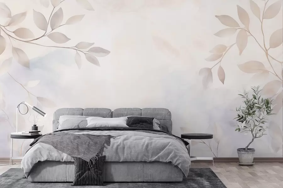 Fototapeedid Valguse lehed udus w08990