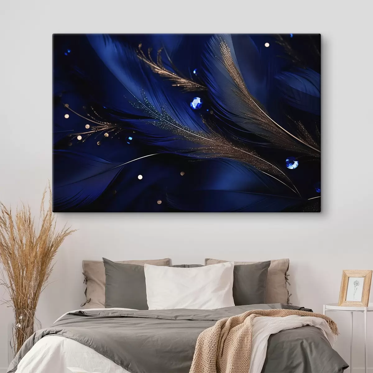 Pilt Sinised hüperrealistlikud suled s43946