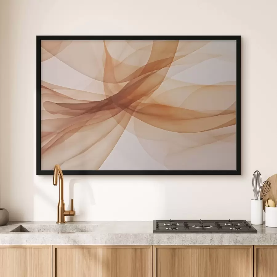 Fototapeedid Läbipaistvad lained f43986