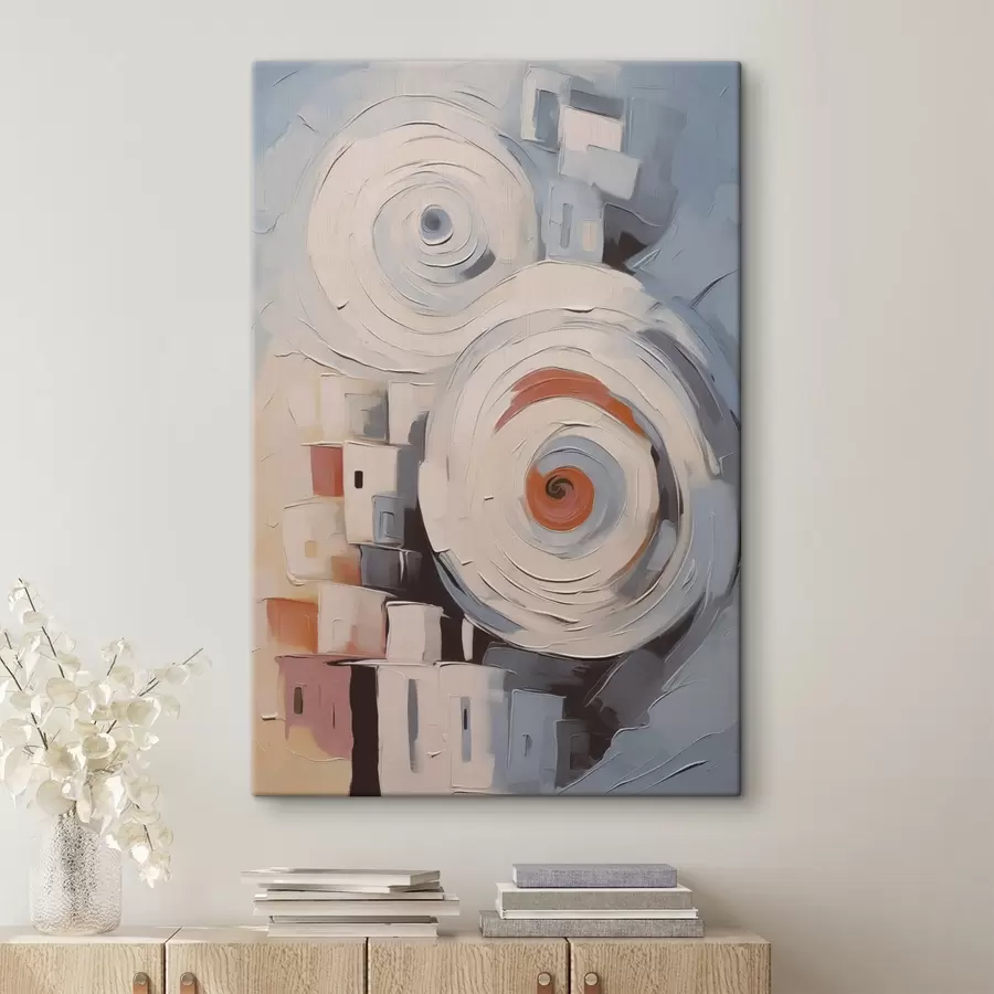 Pilt Abstraktsed linnamajad s44056