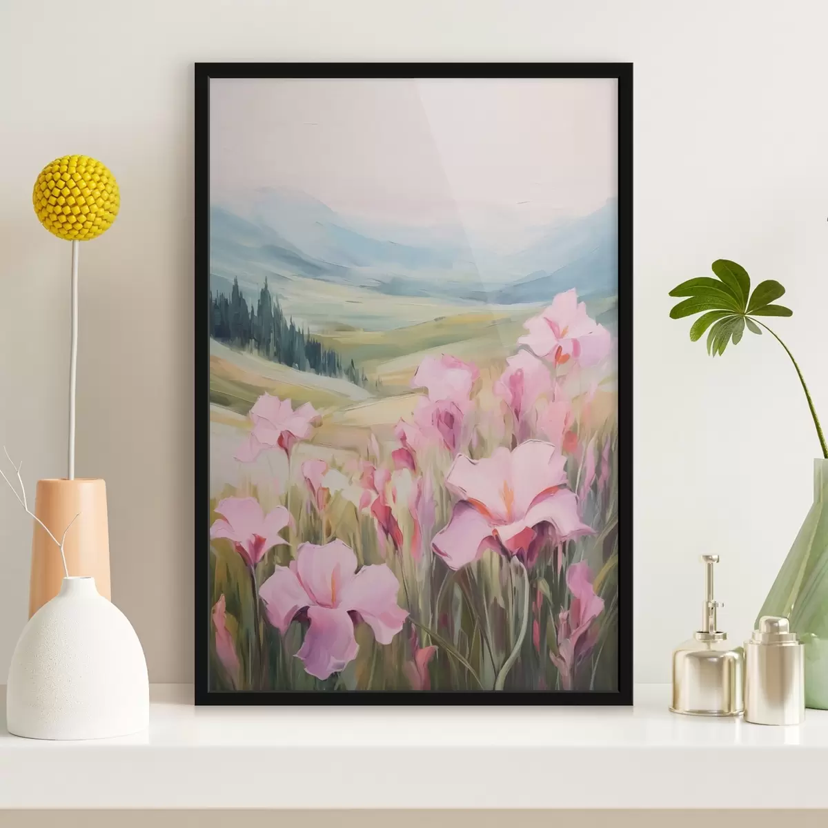 Plakat Iirised mägede taustal f44039