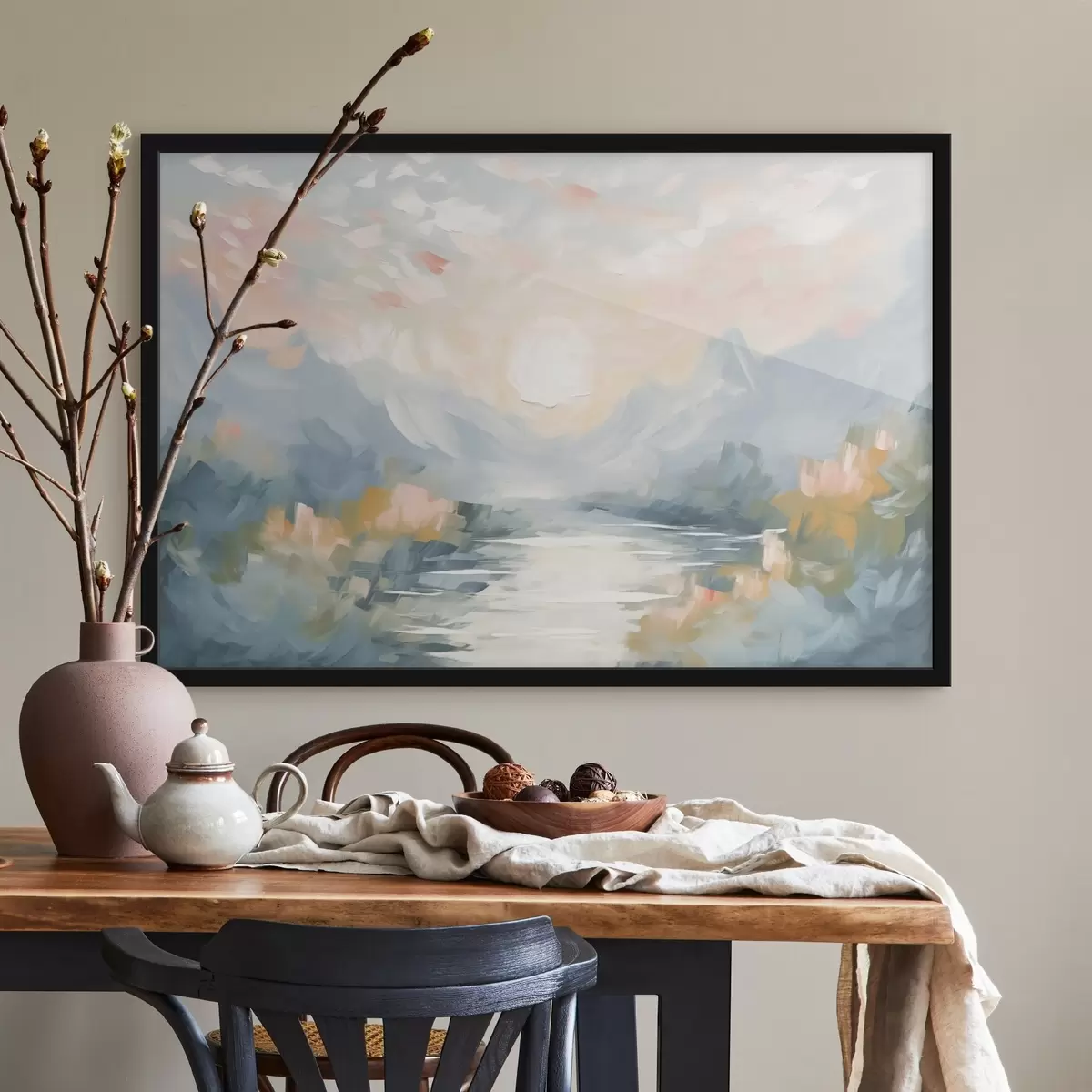 Plakat Mägede abstraktsioon f44052