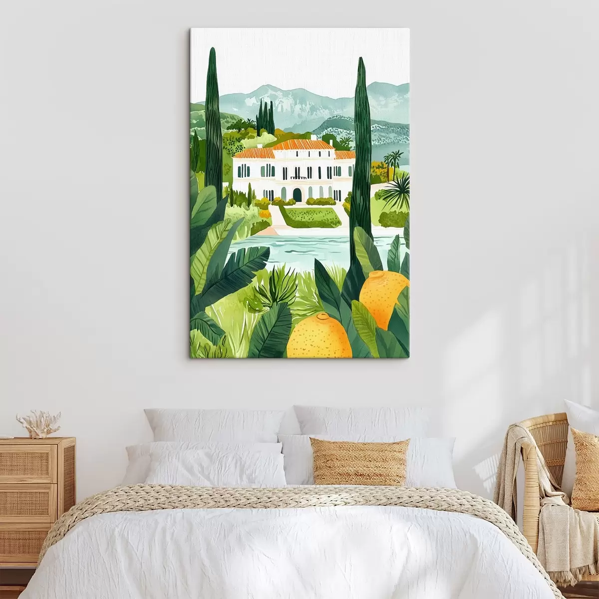 Pilt Hispaania, suvised maastikud, sidrunipuud, arhitektuurne, troopiline s44026