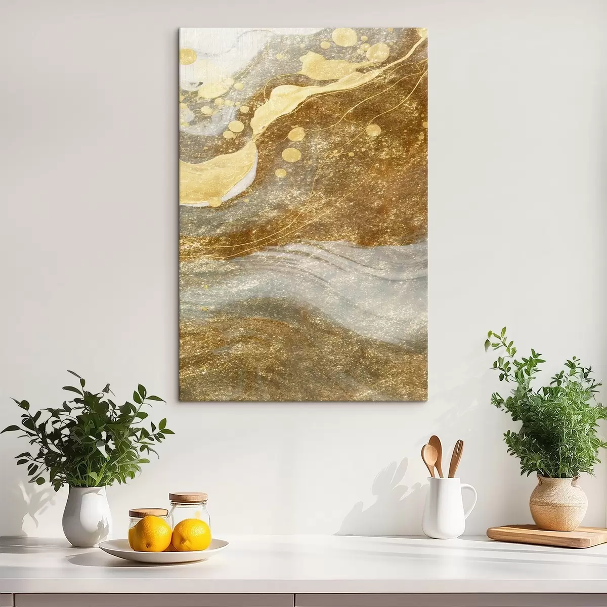 Pilt Abstraktne akvarell lained s44003