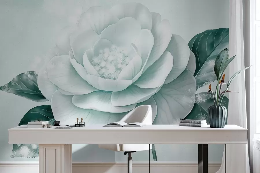 Fototapeedid Kaunis pioon lill sinistes värvides w03757v1