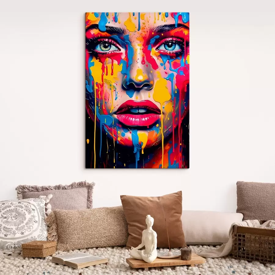 Pilt Nägu värvitud s44104