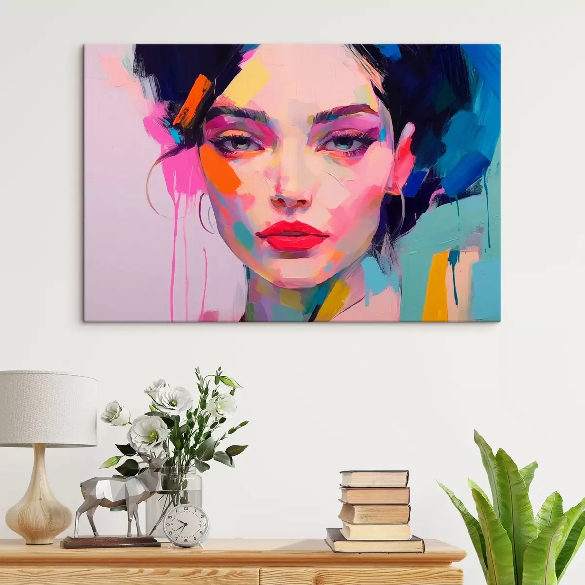 Pilt Nägu värvitud s44107