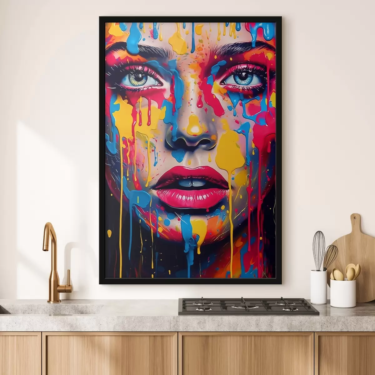 Plakat Nägu värvitud f44104