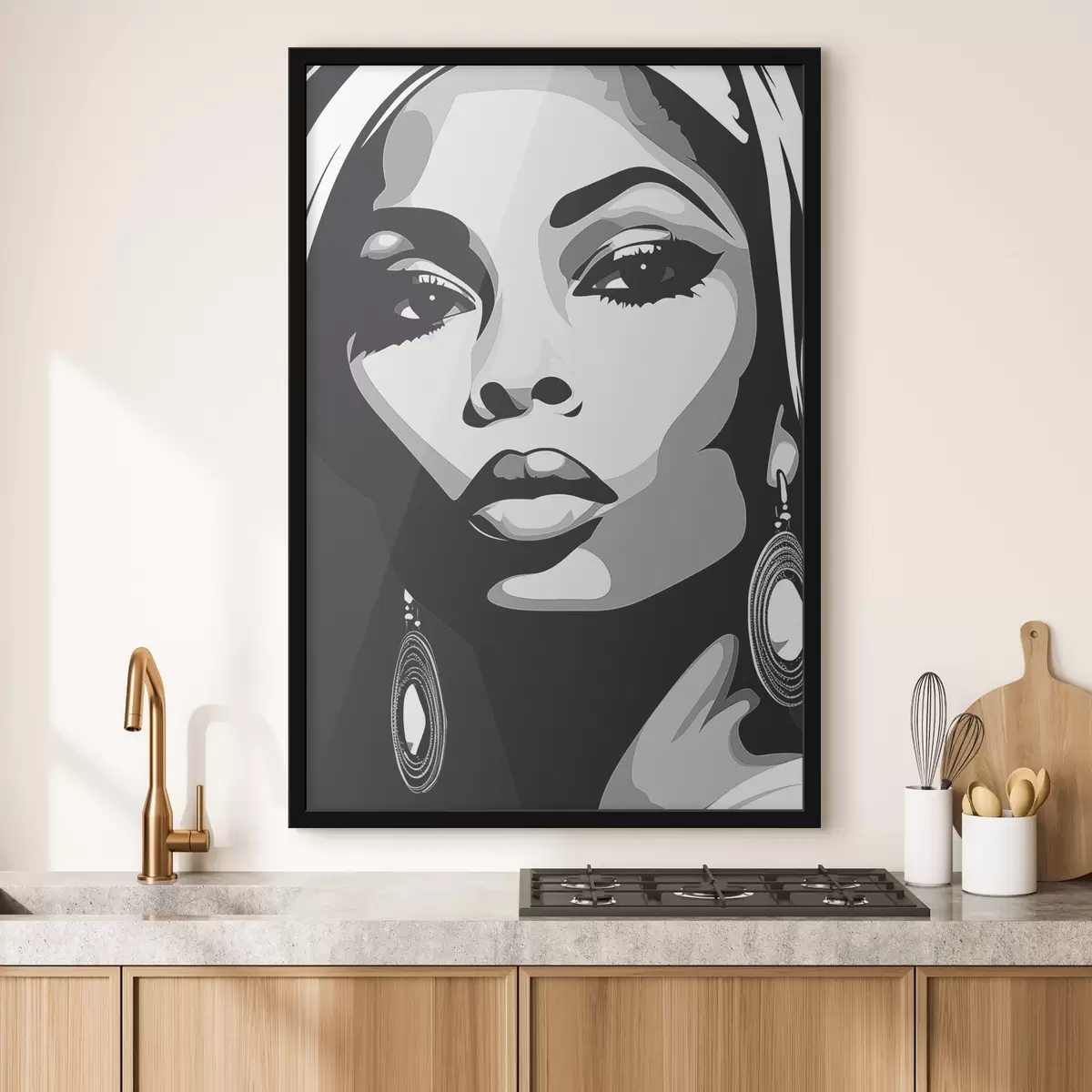 Plakat Naise portree f44106