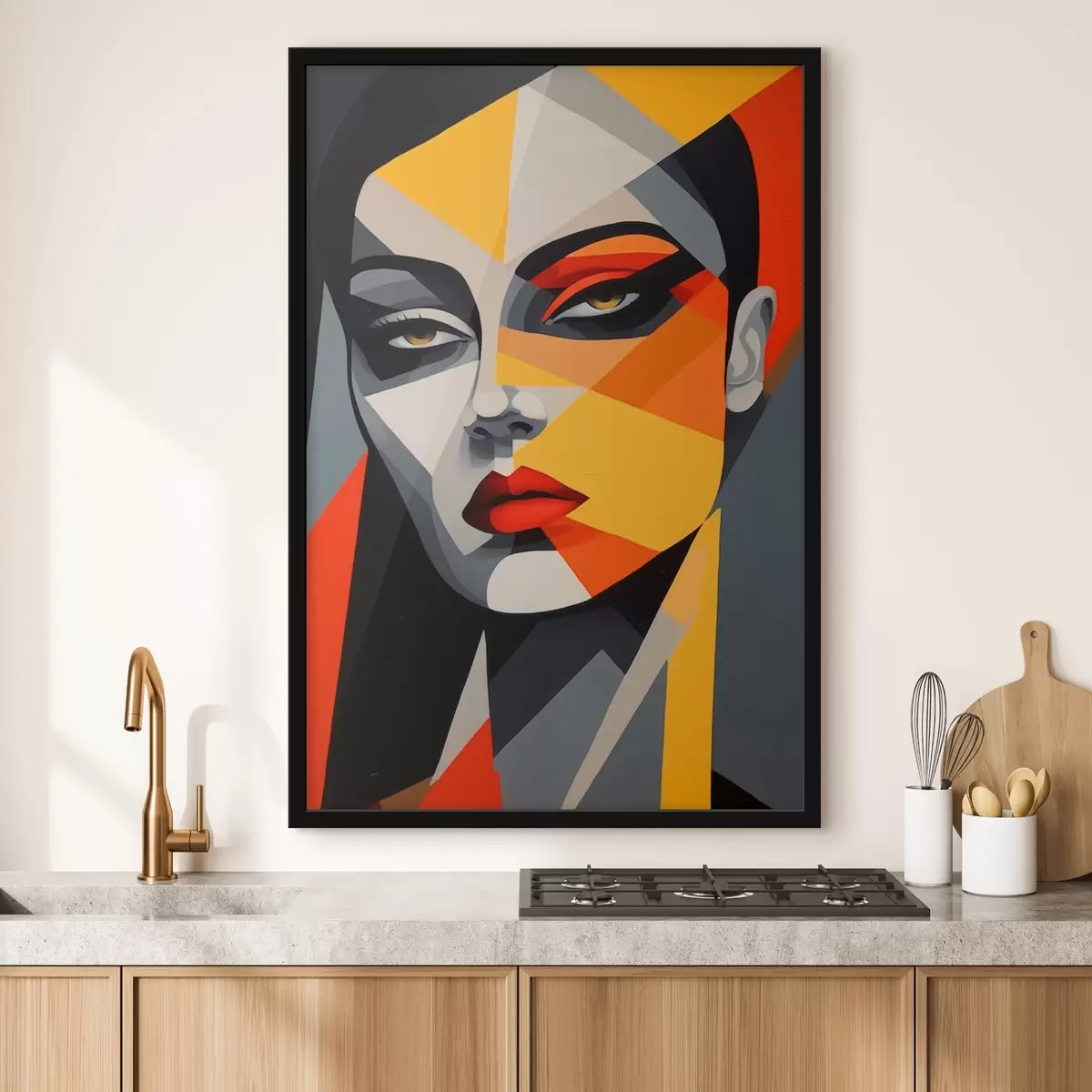 Plakat Abstraktne nägu f44111