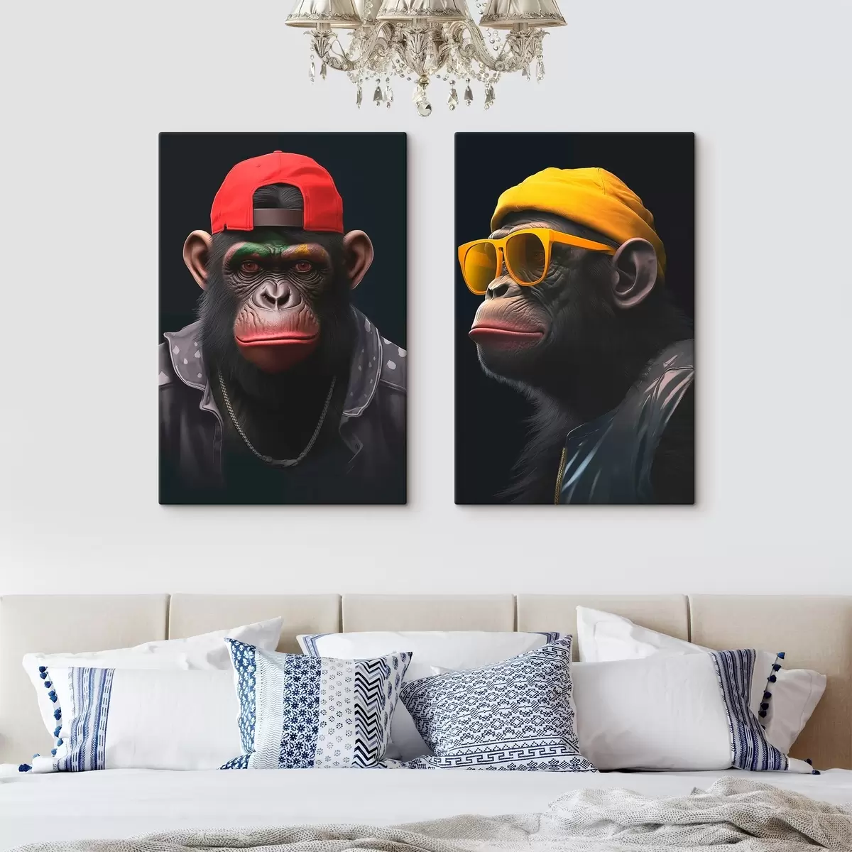 Pilt Harmoonia, kolm nägu, erksad värvid m00452