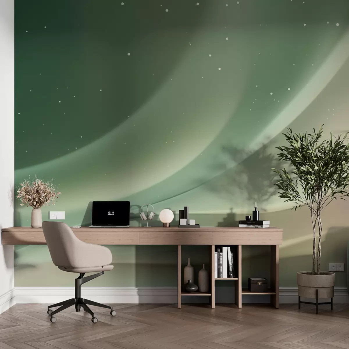 Fototapeedid Abstraktsed lained Aurora w03751