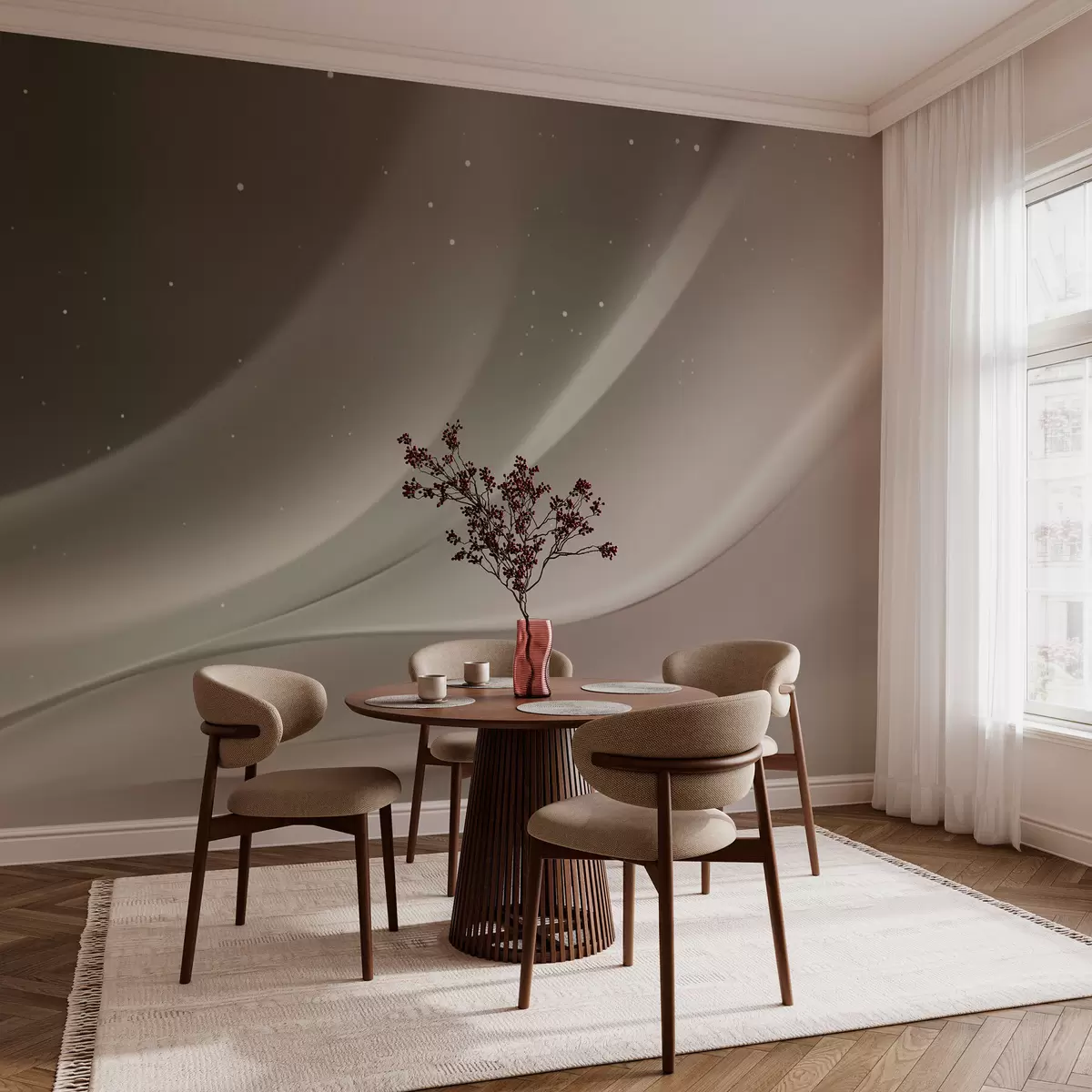 Fototapeedid Abstraktsed lained Aurora w03751v1